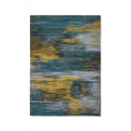 tappeto moderno Louis De Poortere Atlantic Nymphea Blue 9119