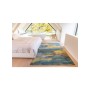 tappeto moderno Louis De Poortere Atlantic Nymphea Blue 9119