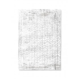 tappeto moderno Louis De Poortere Mad Men Black on White 8652