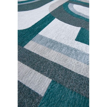 tappeto moderno Louis De Poortere Module Morris Green 9208